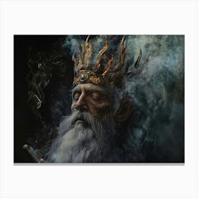 King Of Smoke - Top Smoker Canvas Print