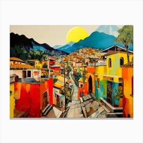 Latin Street Life Canvas Print