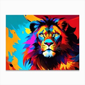 Lion Painting 28 Canvas Print