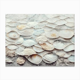 Sea Shell Detail No 6 Canvas Print