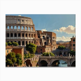 Colossium Canvas Print