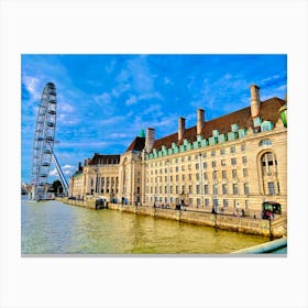 London Eye 6 Canvas Print