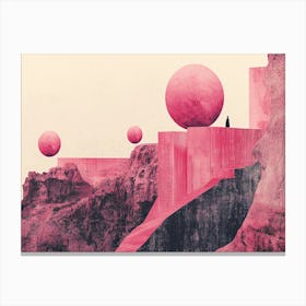 Pink Balls Canvas Print