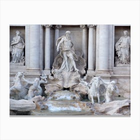 Fountain Trevi Rome Italy Italia Italian photo photography art travel Canvas Print