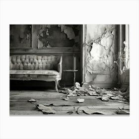 Abandoned Room Canvas Print