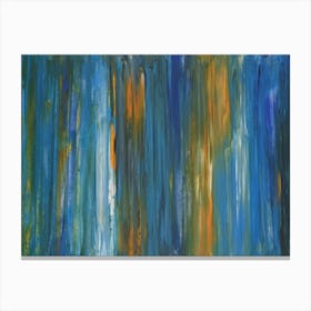 'Blue And Orange' Canvas Print