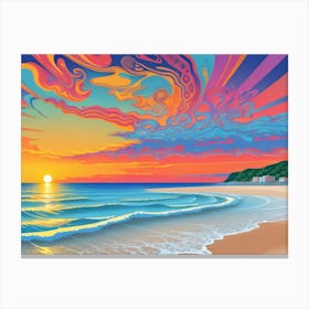 Sunset Paradise Canvas Print