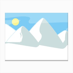 Snowy Mountains 8 Canvas Print