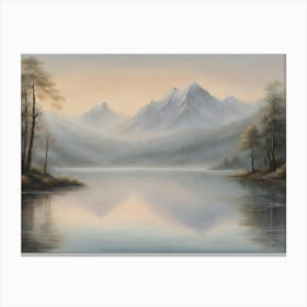 Mountain Lake Canvas Print