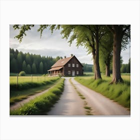 Country House Canvas Print