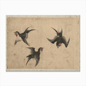 Original Public Domain Image From The Met Museum, Katsushika Hokusai Canvas Print