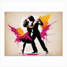 Tango Dancers Canvas Print