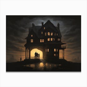 Haunted House Canvas Print