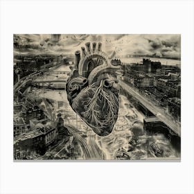 Heart In The City (VII) Canvas Print