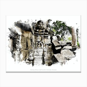 Banteay Chhmar, Northwestern Cambodia, Cambodia Canvas Print