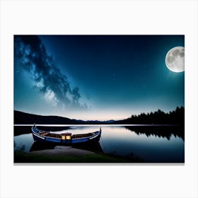 Moonlit Night Canvas Print