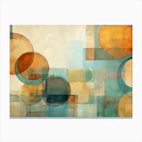 Abstract Circles 10 Canvas Print