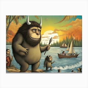 Where The Wild Things Are Canvas Print