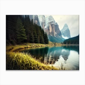 Mountain Lake 3 Canvas Print