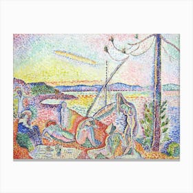 Matisse Beach Scene Canvas Print