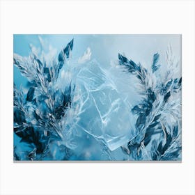 Ice Crystals Canvas Print