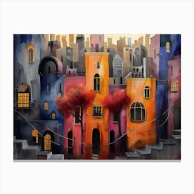 Cityscape 7 Canvas Print