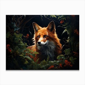 Red Fox 3 Canvas Print