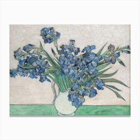 Irises, By Vincent Van Gogh, 1890, Dutch Post Impressionist, Oil On Canvas Canvas Print