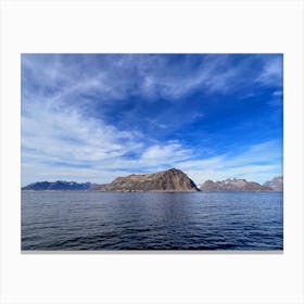 Fjords And Mountains (Greenland Series) Canvas Print