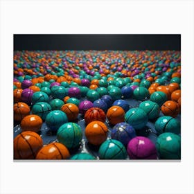 Colorful Balls Canvas Print