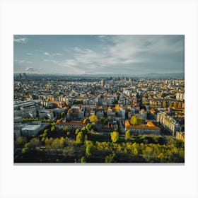 Milan City Skyline Print | Wall Art Canvas Print