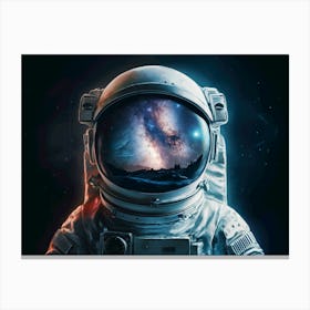 Space Astronaut Canvas Print