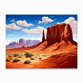 Monument Valley 2 Canvas Print