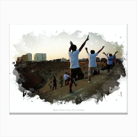 Olympic Stadium, Phnom Penh, Cambodia Canvas Print