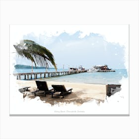 Victory Beach, Sihanoukville, Cambodia Canvas Print