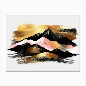 Mountain Landscape Painting 4 Canvas Print