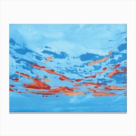 Blue Orange Canvas Print