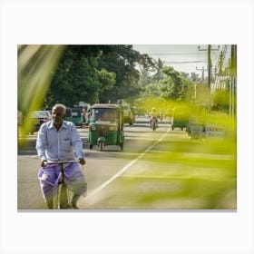 Sri Lankan road Canvas Print