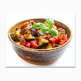 Roasted Vegetables In A Bowl 2 Canvas Print