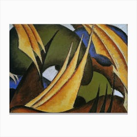 'Flying Feathers' Canvas Print