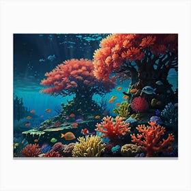 Coral Reef 5 Canvas Print