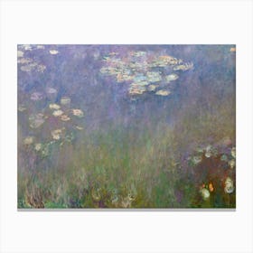 Water Lilies Wall Art, Claude Monet (1915–1926), Claude Monet Canvas Print