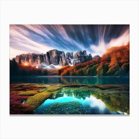 Dolomite Landscape Canvas Print