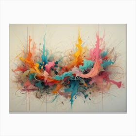 Abstract Painting Canvas Print