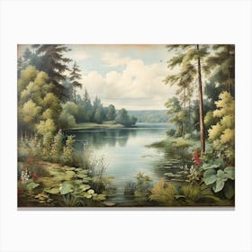 Russian Landscape Painting Canvas Print