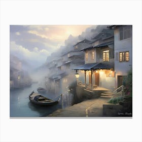 Chinese Village 1 Canvas Print