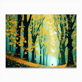 Autumn Forest 124 Canvas Print