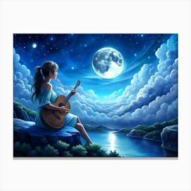 Moonlight Serenade (4) Canvas Print