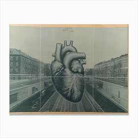 Heart In The City (IV) Canvas Print