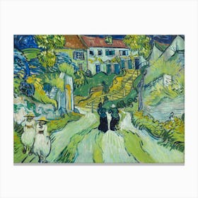 Van Gogh - Stairway At Auvers Canvas Print